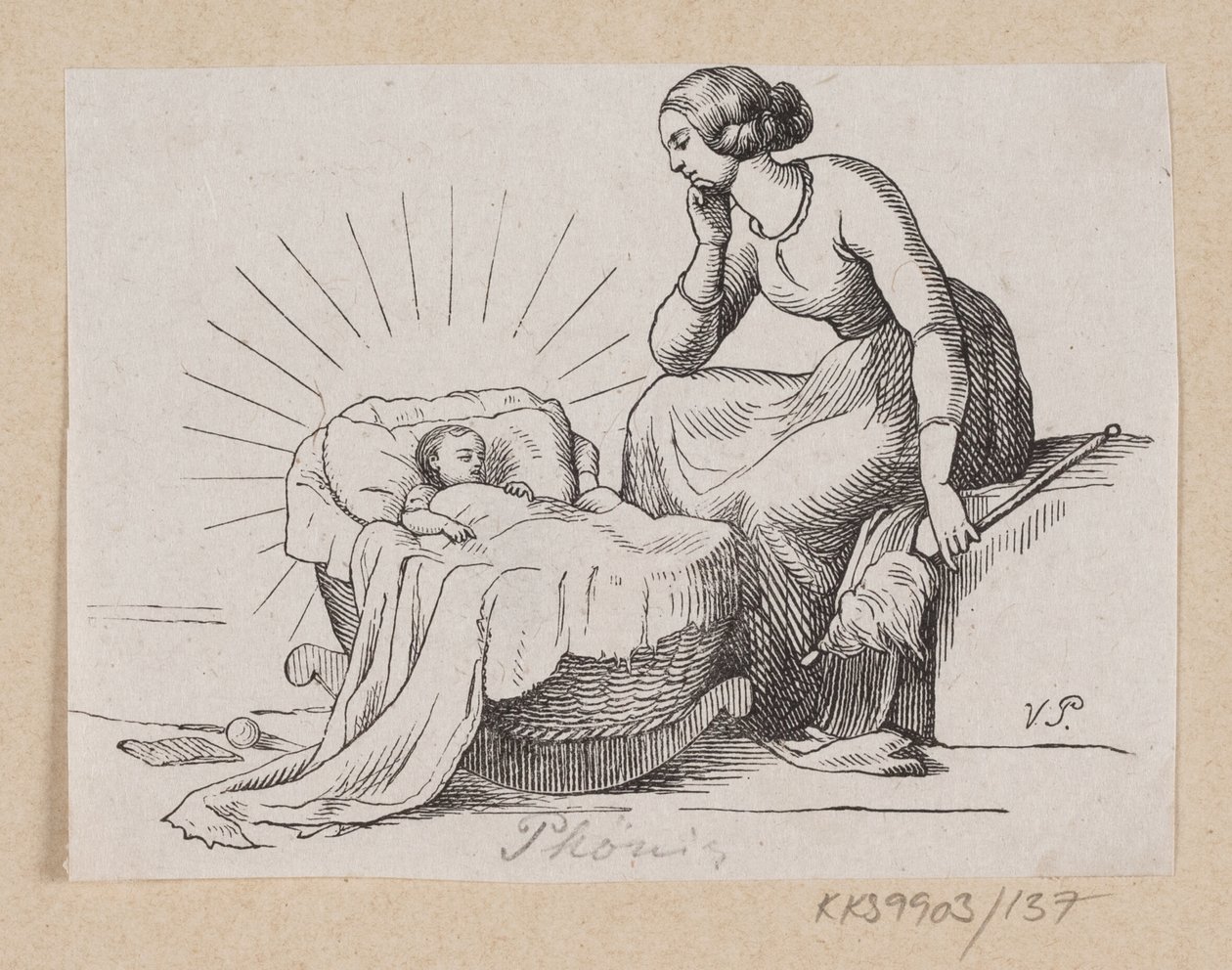 Illustrazione per "Fugl Phønix" in H.C. Andersen, "Fiabe e Storie", Volume 2 da H.P. Hansen
