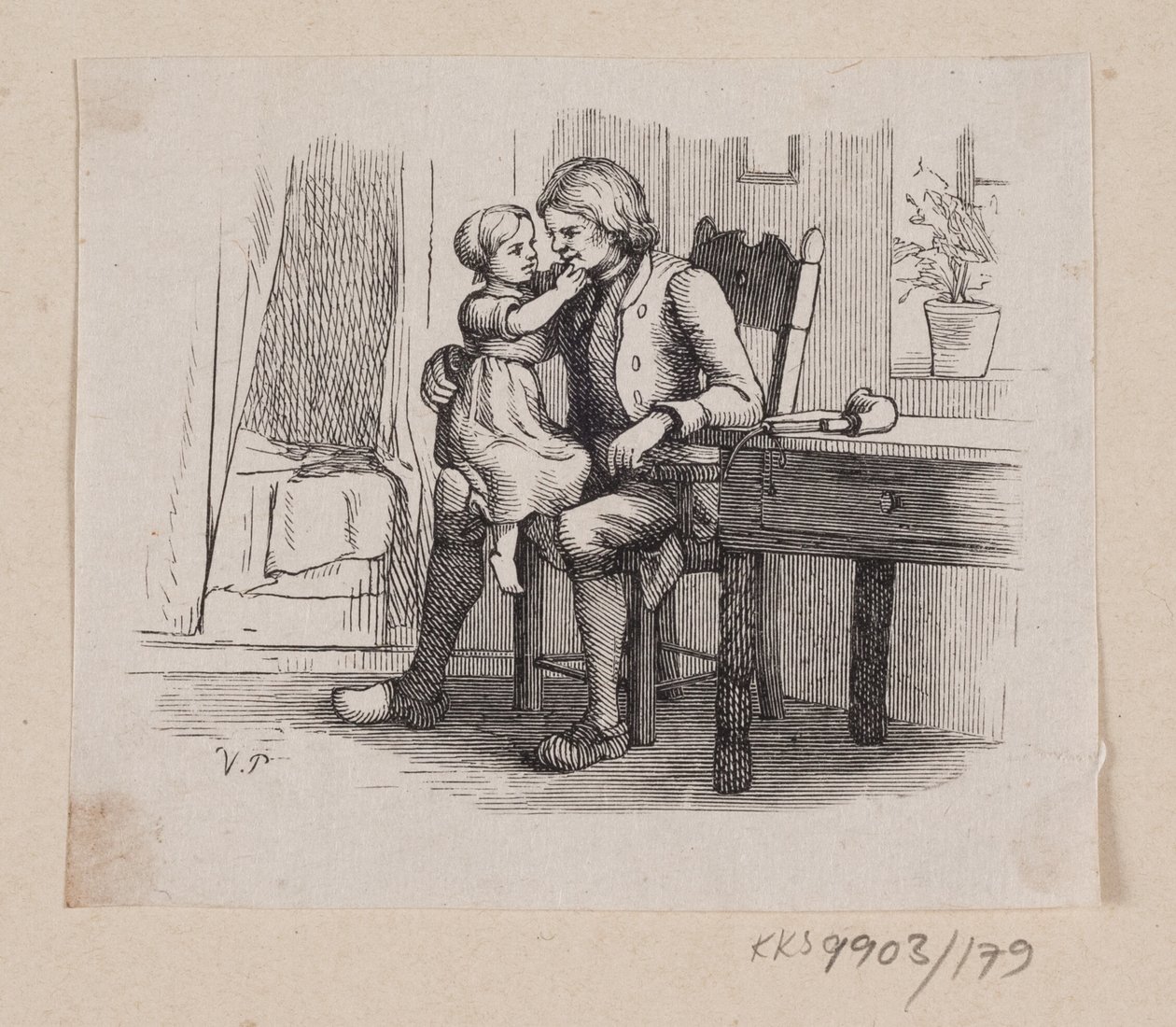 Illustrazione per "Ib e la piccola Christine" in H.C. Andersen, "Fiabe e Storie", Volume 2 da H.P. Hansen