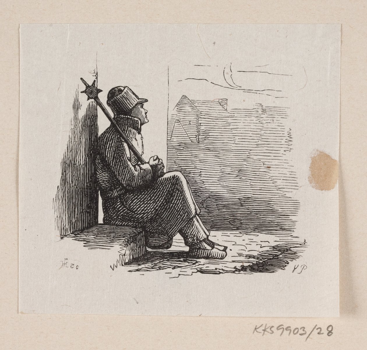 Illustrazione per "Lykkens Kalosker" in H.C. Andersen, "Eventyr og Historier", Volume 1 da H.P. Hansen