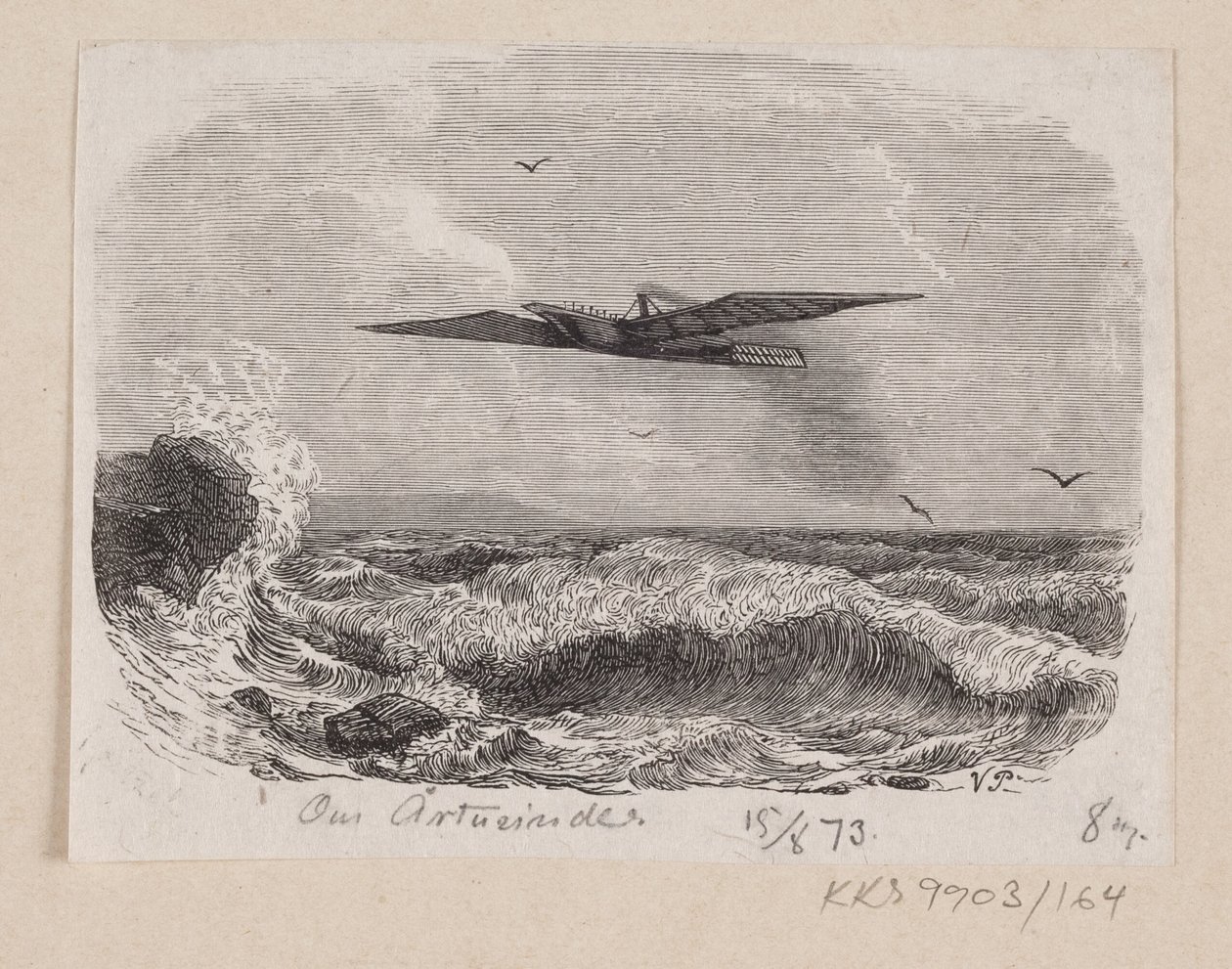 Illustrazione per "Om Aartusinder" in H.C. Andersen, "Fiabe e Storie", Volume 2 da H.P. Hansen