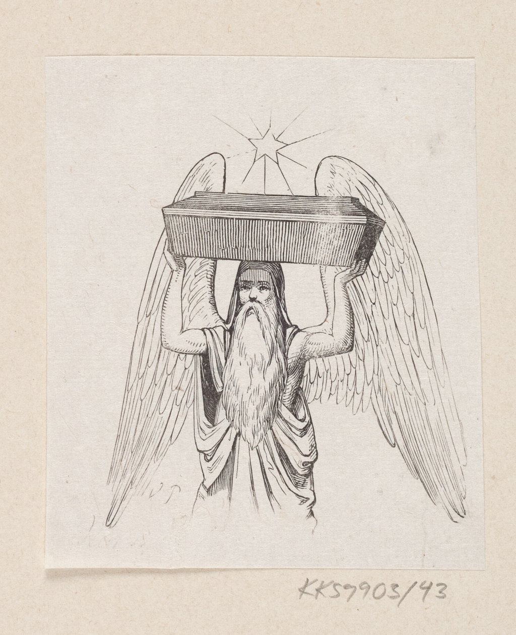 Illustrazione per "Il Giardino del Paradiso" in H.C. Andersen, "Fiabe e Storie", Volume 1 da H.P. Hansen