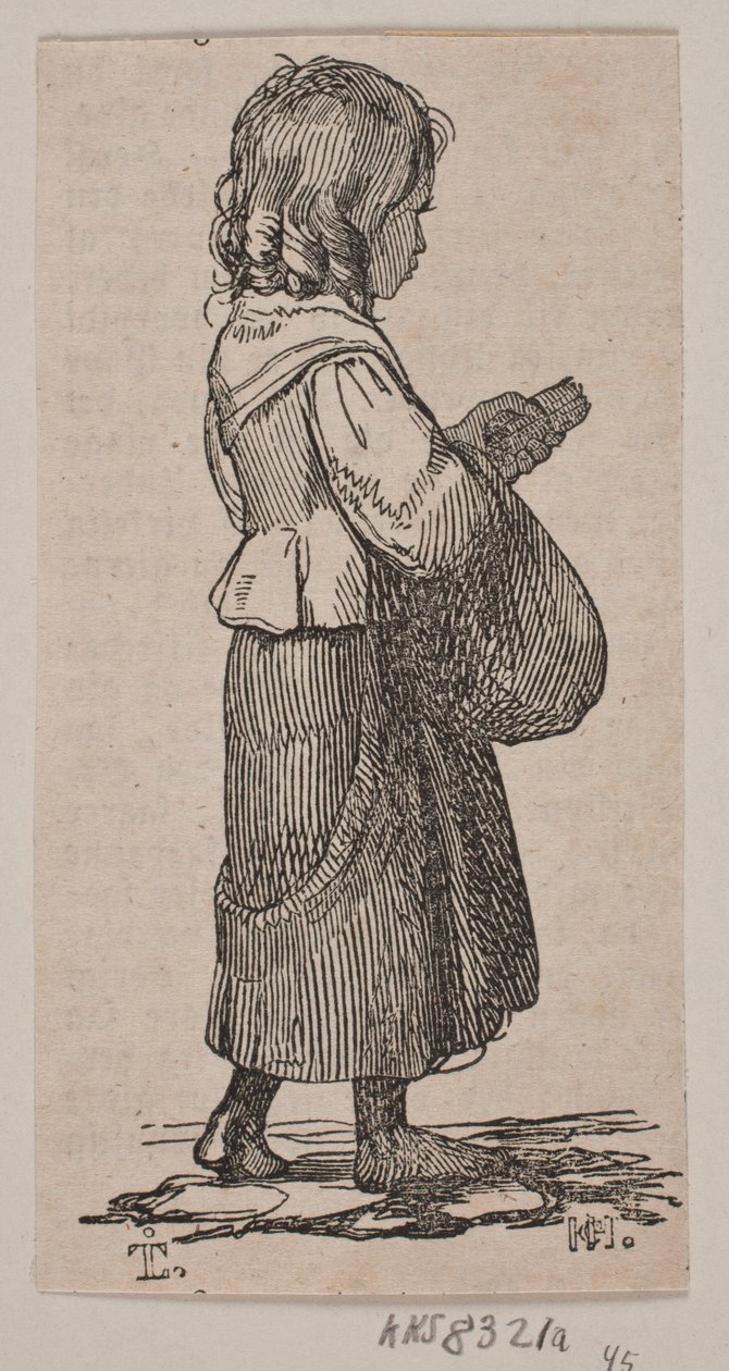 La piccola fiammiferaia da H. C. Henneberg