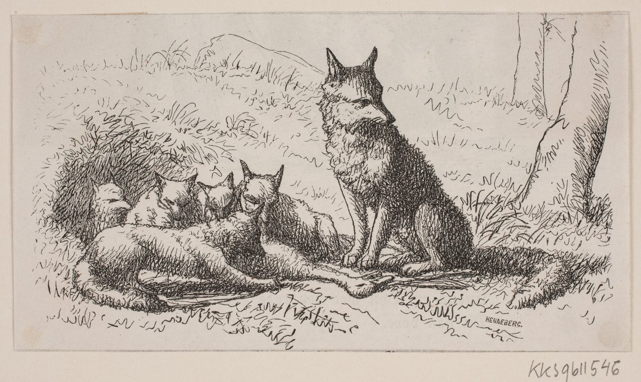Illustrazione per: "Hr. Mikkel" da H. C. Henneberg