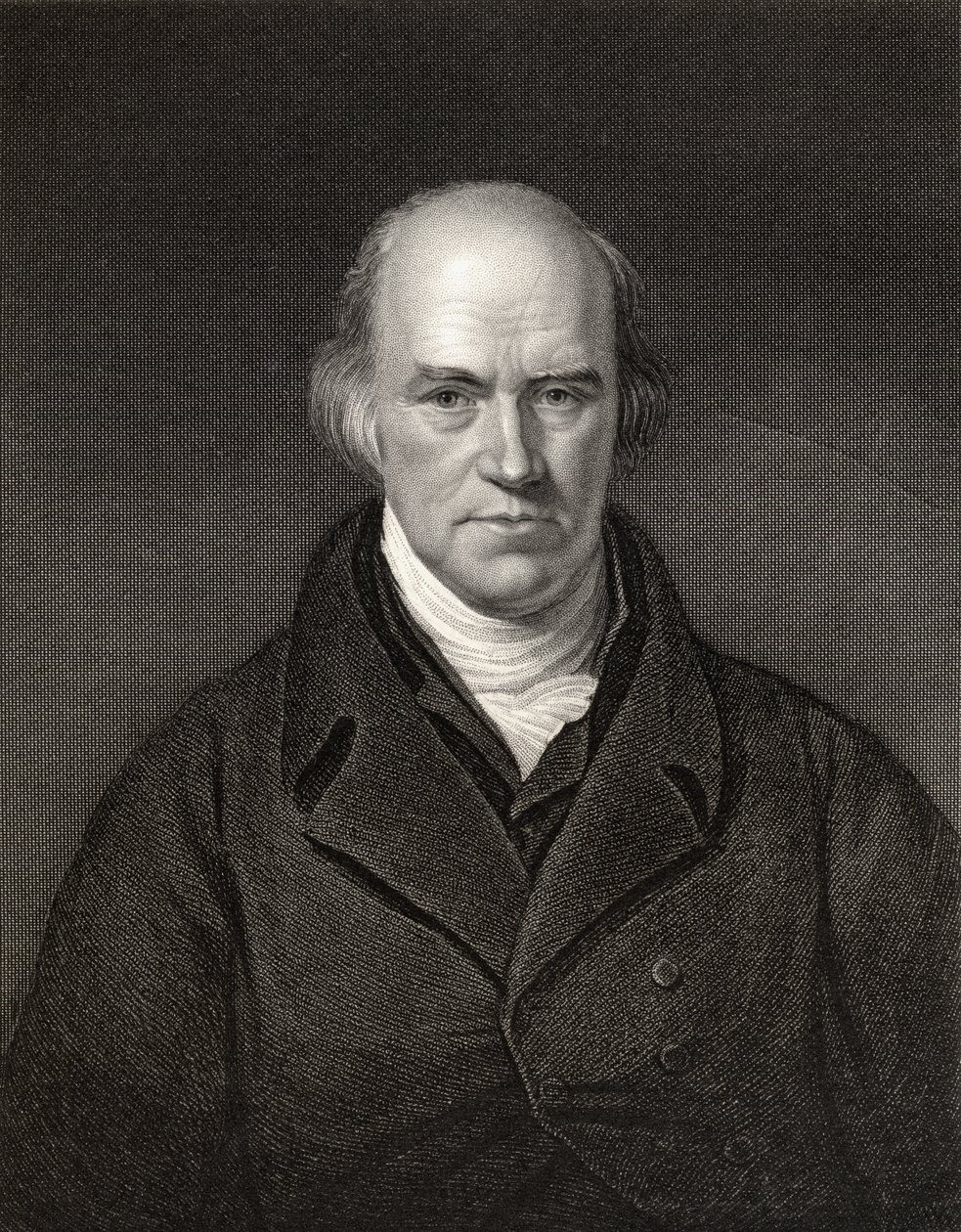 Davies Gilbert, presidente della Royal Society, inciso da J. Thompson, da 