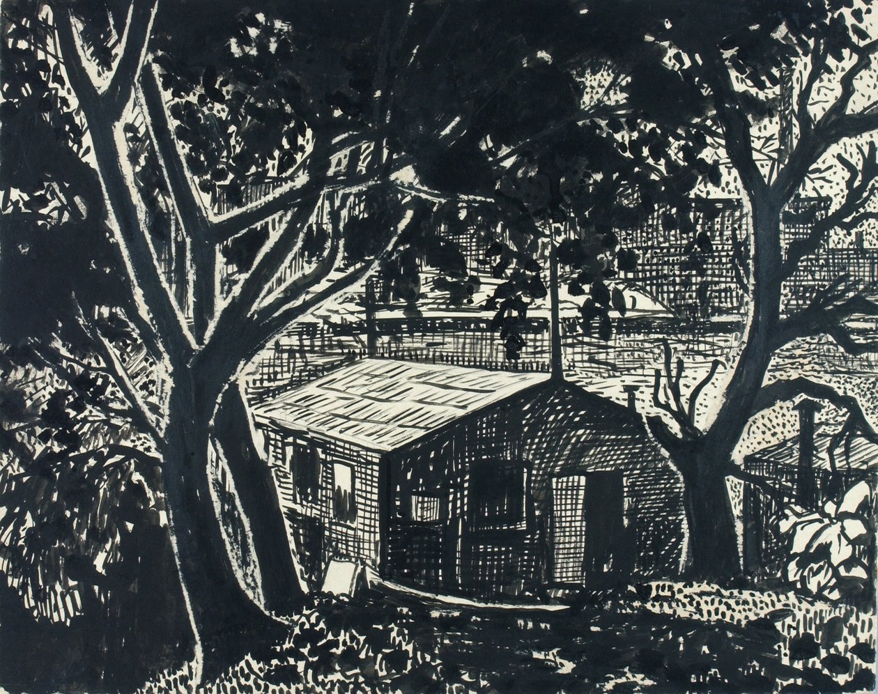 Senza titolo (Casa nel bosco) da H. Lyman Sayen