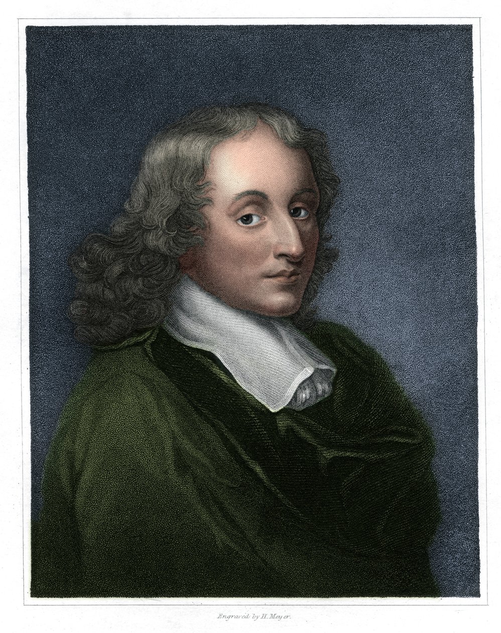 Blaise Pascal, filosofo, matematico, fisico e teologo francese da H Meyer