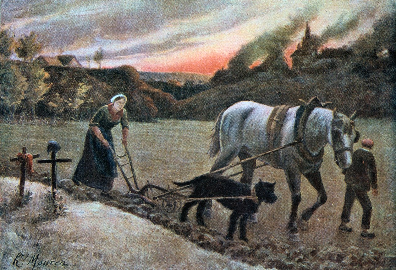 La Femme aux Champs, 1915 da H. Mouren