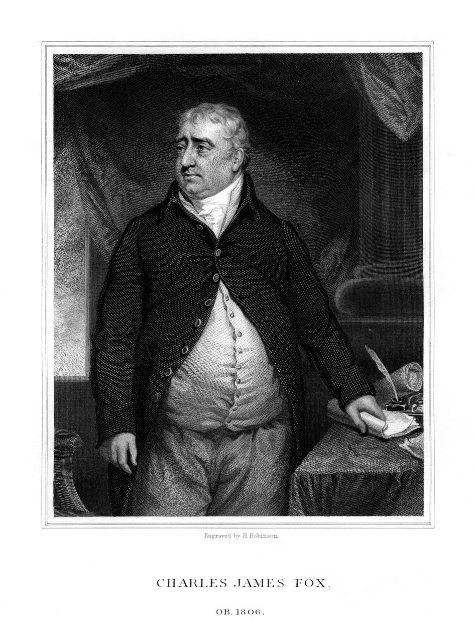 Charles James Fox, politico britannico da H. Robinson