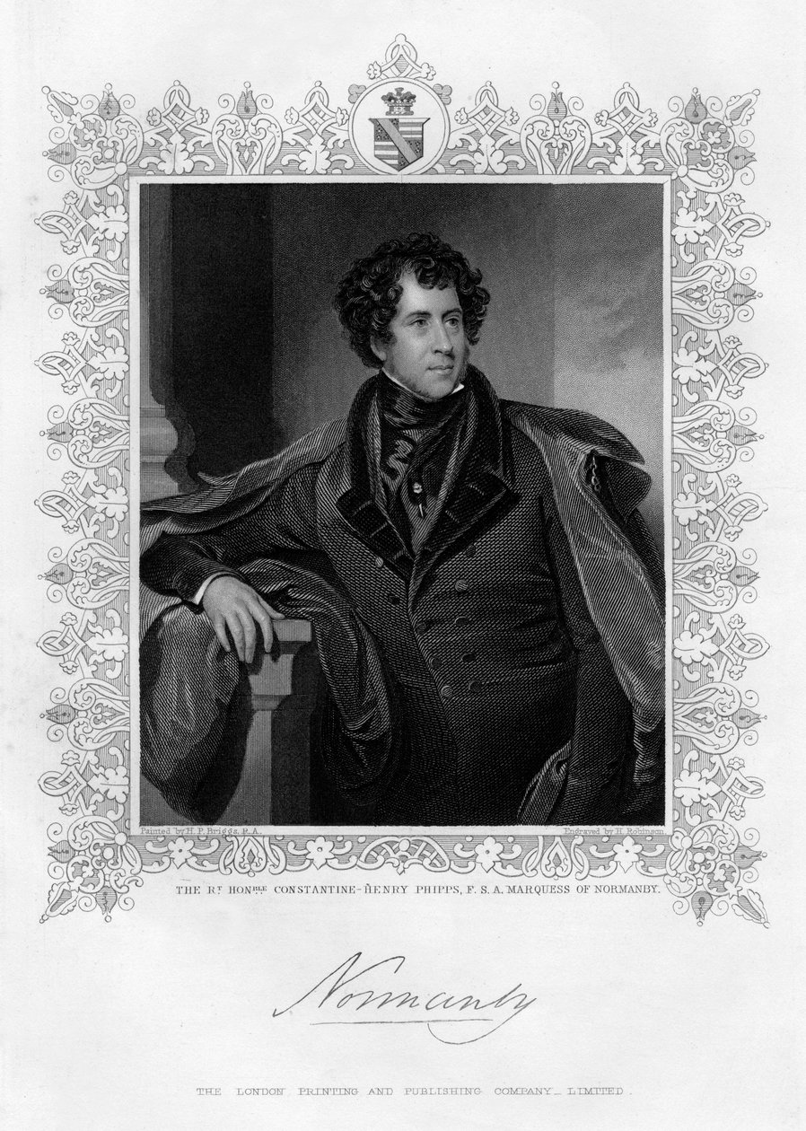 Constantine Henry Phipps, Marchese di Normandia da H. Robinson