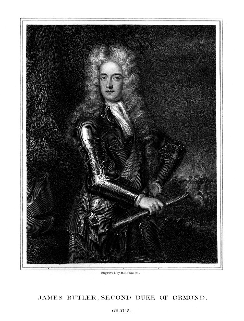 James Butler, 2° Duca di Ormonde, statista e soldato irlandese, 1831 da H. Robinson