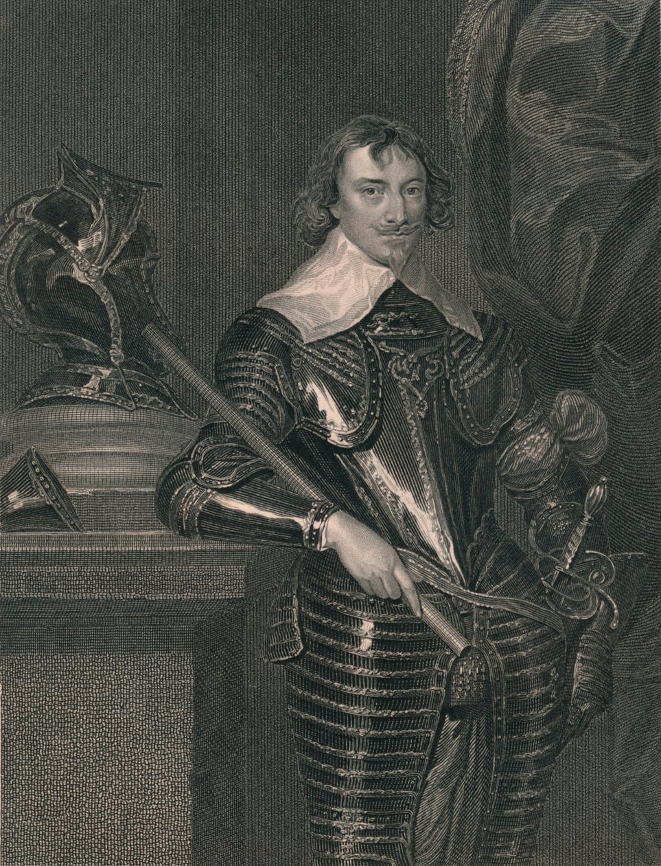Robert Rich, conte di Warwick, c1630, inizio-metà XIX secolo da H. Robinson