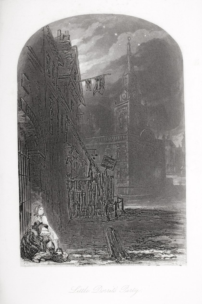 La festa di Little Dorrit, illustrazione da 