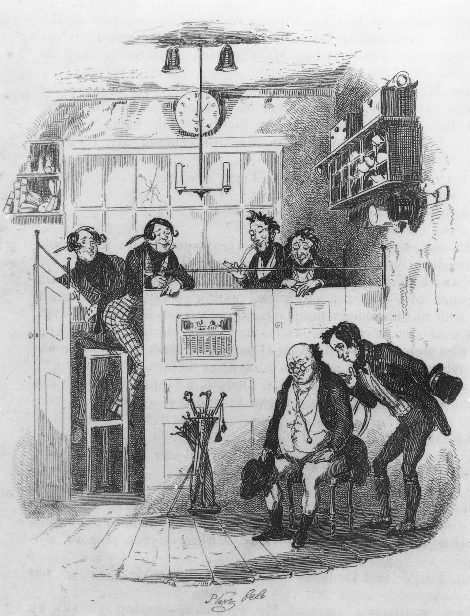 Mr. Pickwick e Sam nell