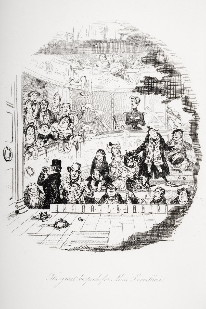 La grande richiesta per Miss Snevellicci, illustrazione da 