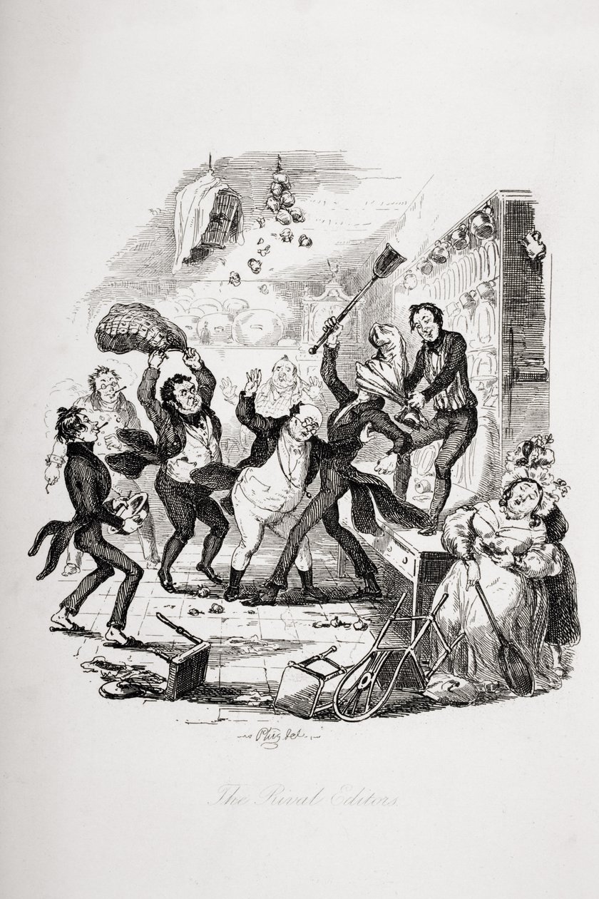 I redattori rivali, illustrazione da 
