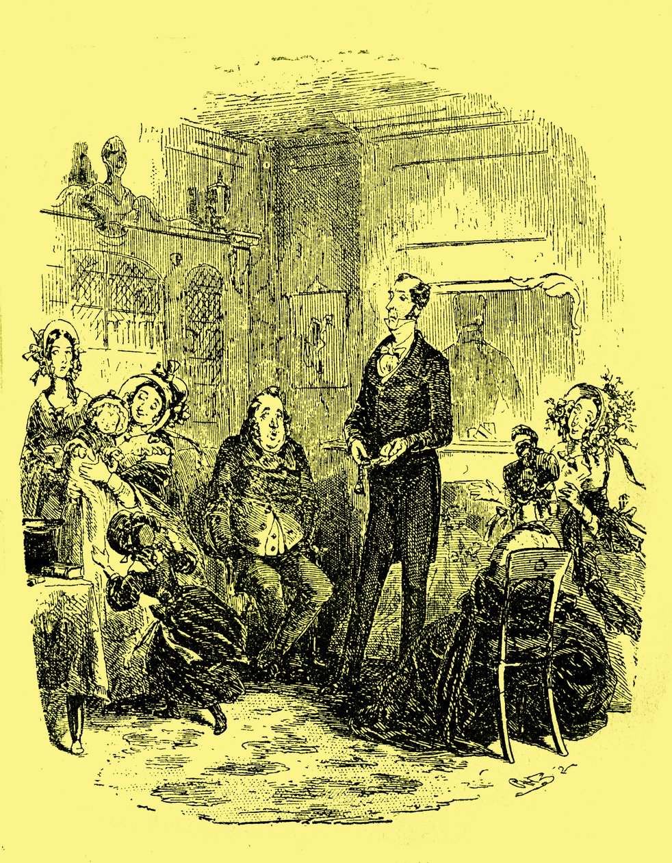 Dombey e Figlio di Charles Dickens da Hablot Knight Browne