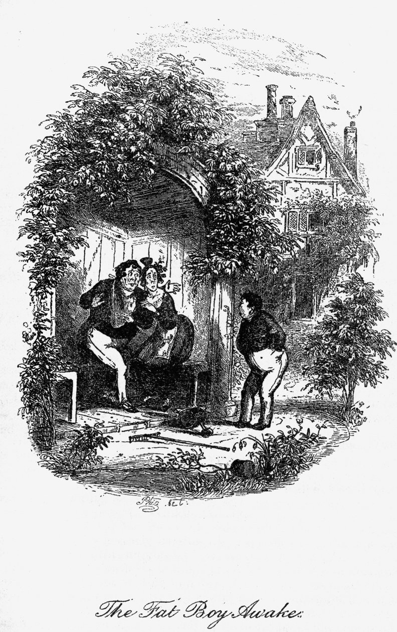 Il Circolo Pickwick da Hablot Knight Browne