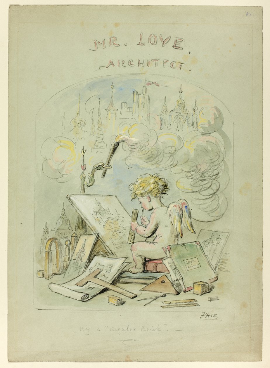 Mr. Love, architetto da Hablot Knight Browne