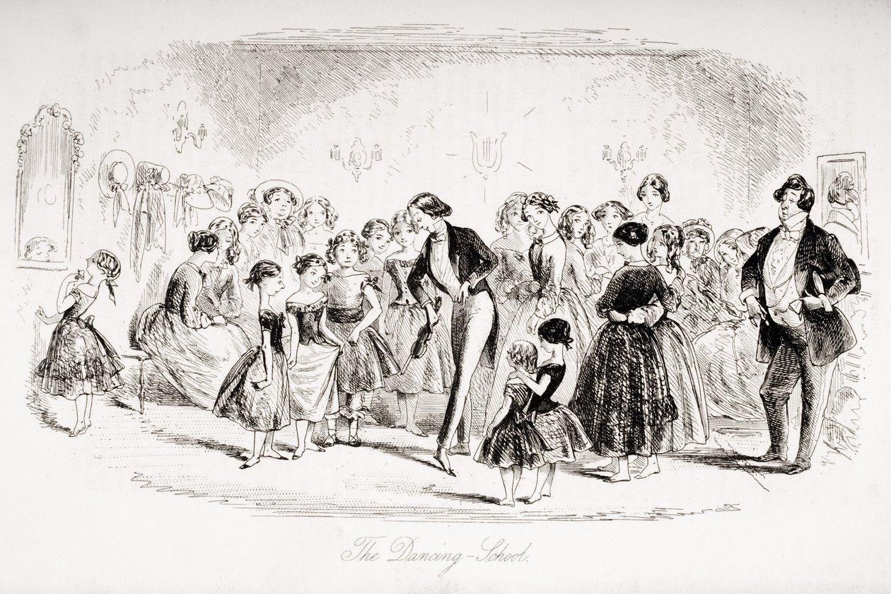 La scuola di danza, illustrazione da 