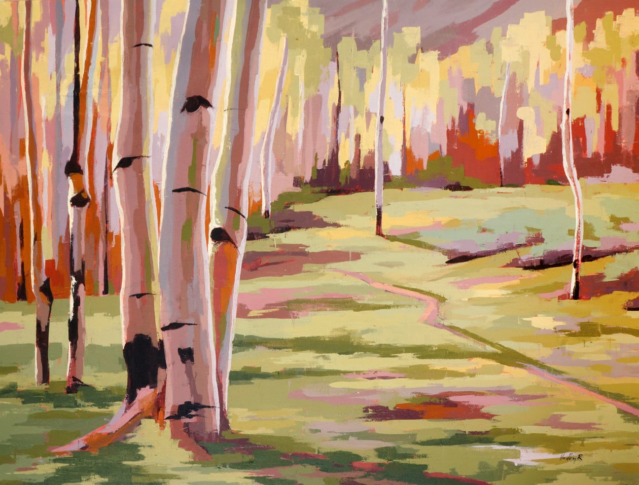 Prima luce, 2025 circa (olio su tela) da Hadley Rampton