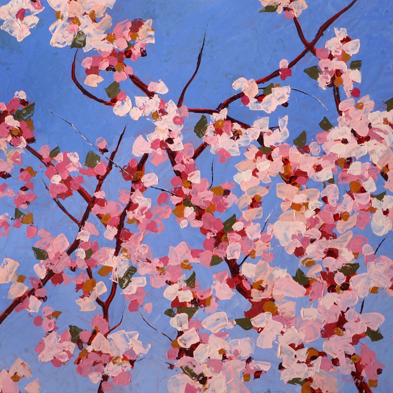 Fleur de Joie II, c.2023 (olio su masonite) da Hadley Rampton
