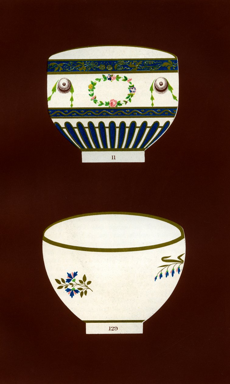 Modelli di Derby, 1876 da Hall and England