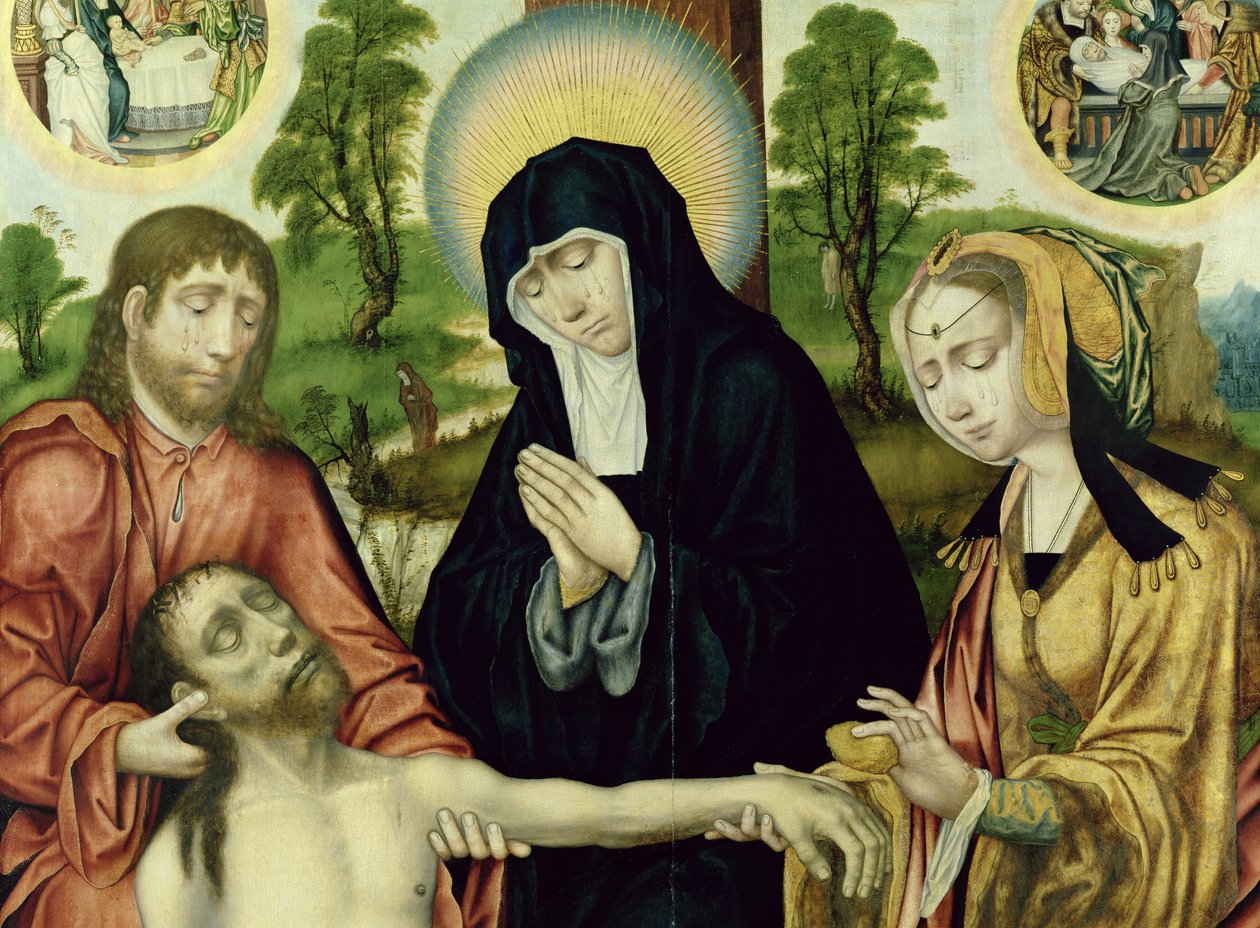 Il compianto del Cristo morto, c.1520 da Hamburg Master