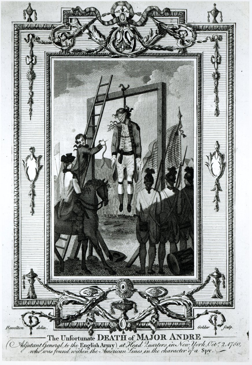 La sfortunata morte del maggiore Andre, aiutante generale dell