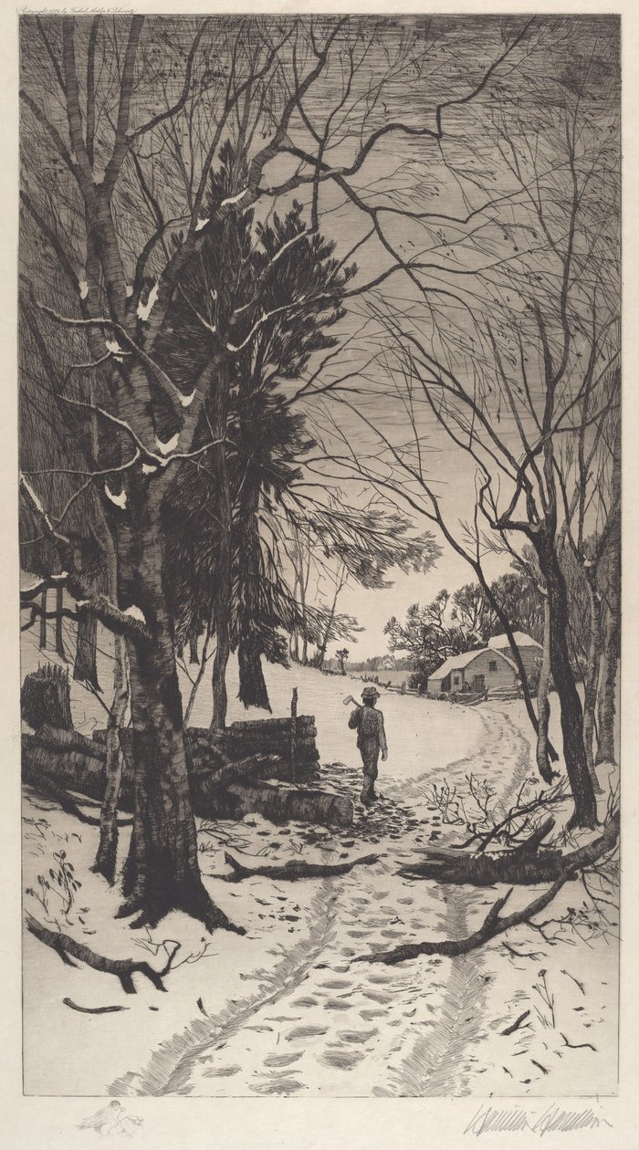 Senza titolo (Paesaggio invernale) da Hamilton Hamilton