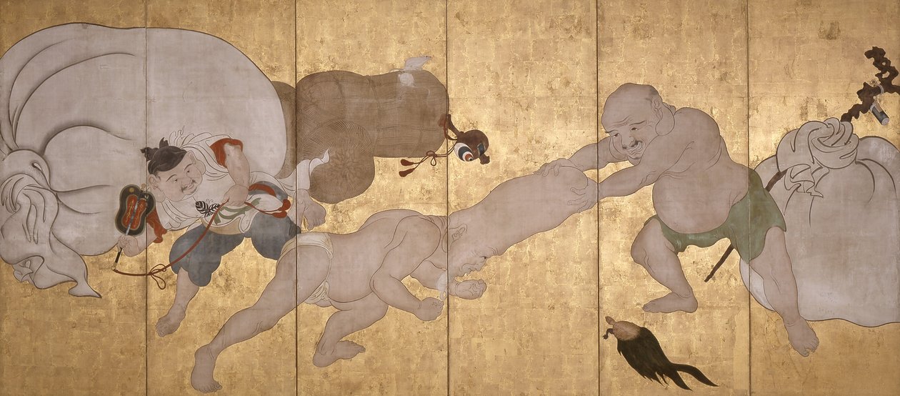 Sette Dei della Buona Fortuna da Hanabusa Itcho