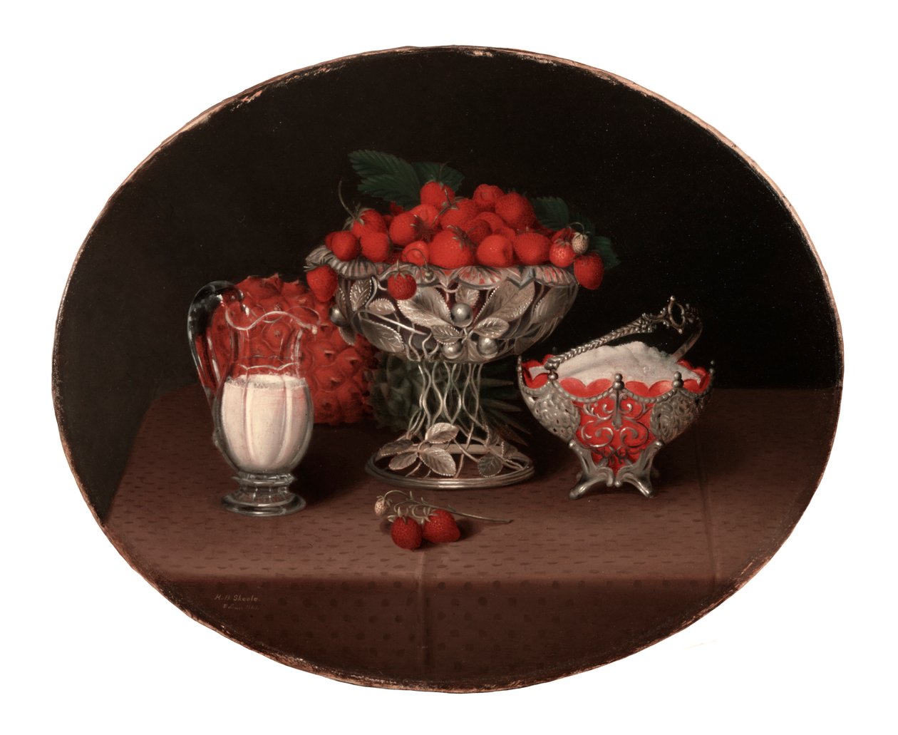 Natura morta con fragole da Hannah Brown Skeele