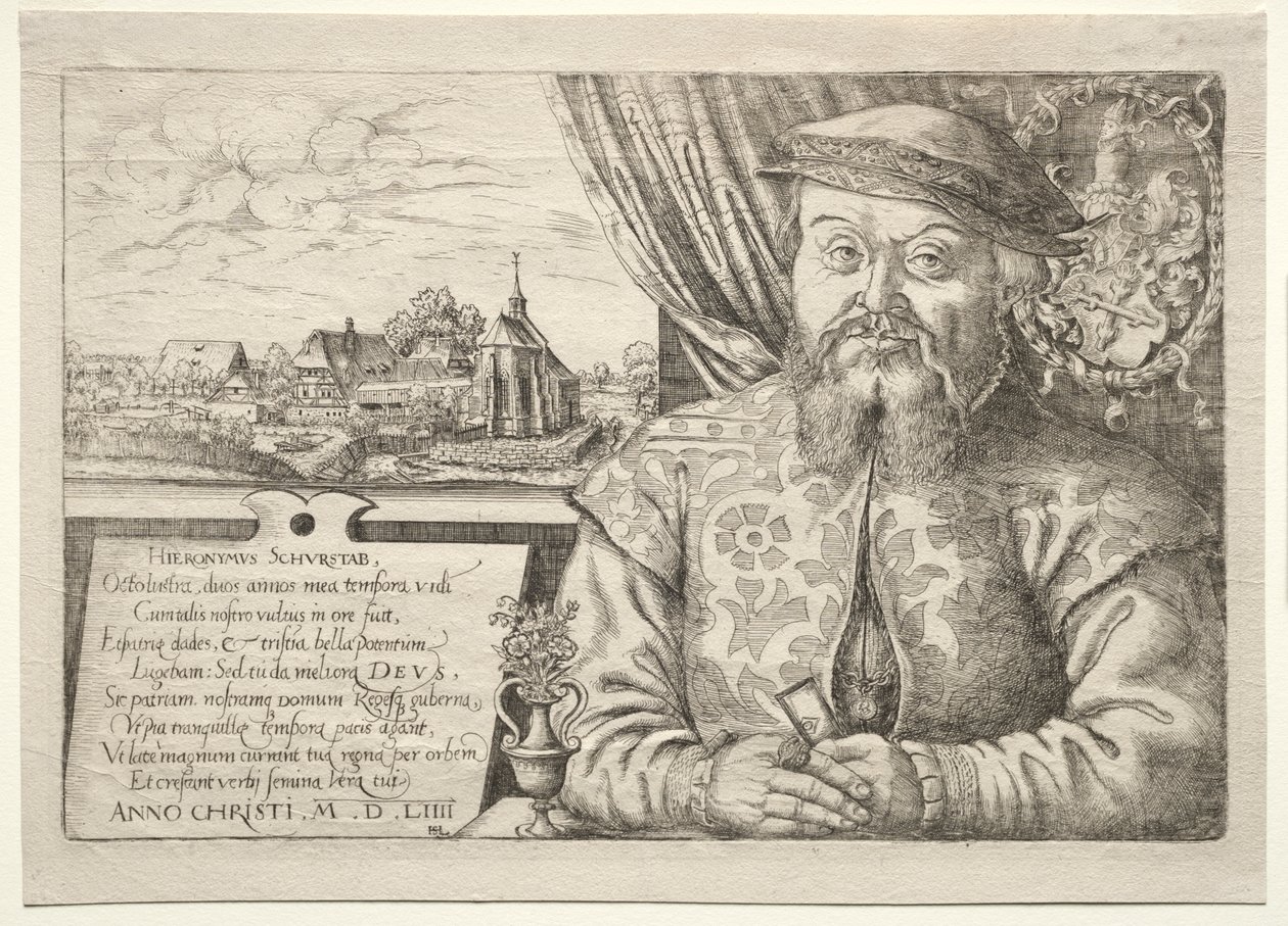 Hieronymus Schurstab, sindaco di Norimberga da Hanns Lautensack