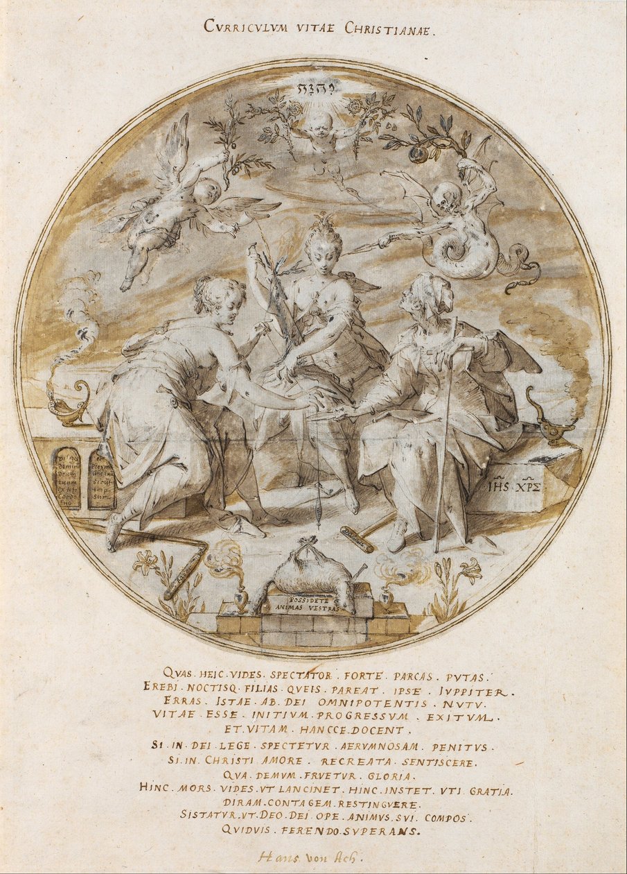 Curriculum vitae christianae da Hans von Aachen