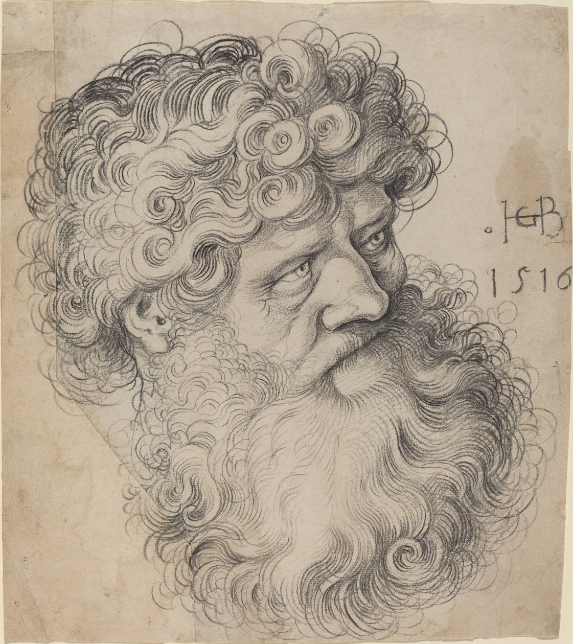Testa di Giovanni Battista da Hans Baldung Grien