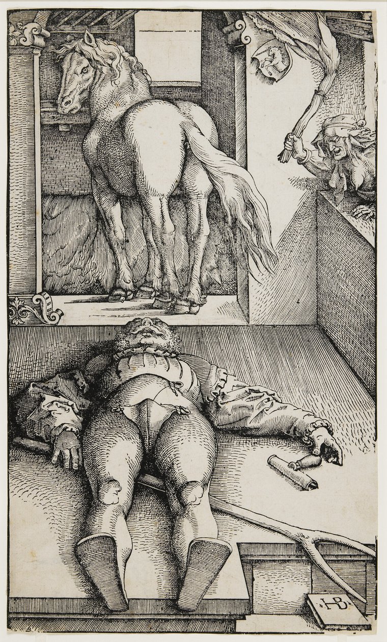 Lo sposo stregato, c. 1544 da Hans Baldung Grien