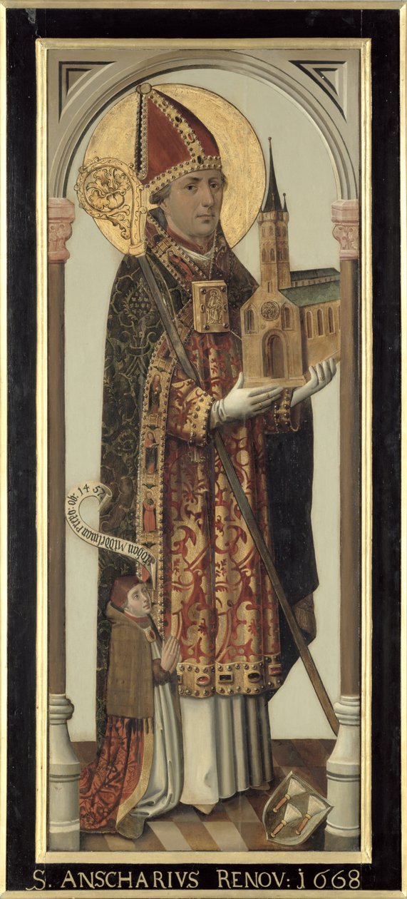Pannello votivo raffigurante Sant
