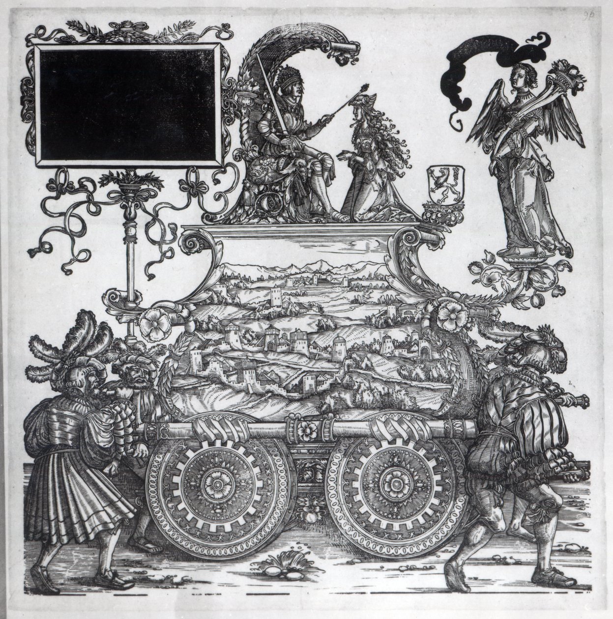 Scena dalla Processione trionfale di Massimiliano, c.1516-18 da Hans Burgkmair