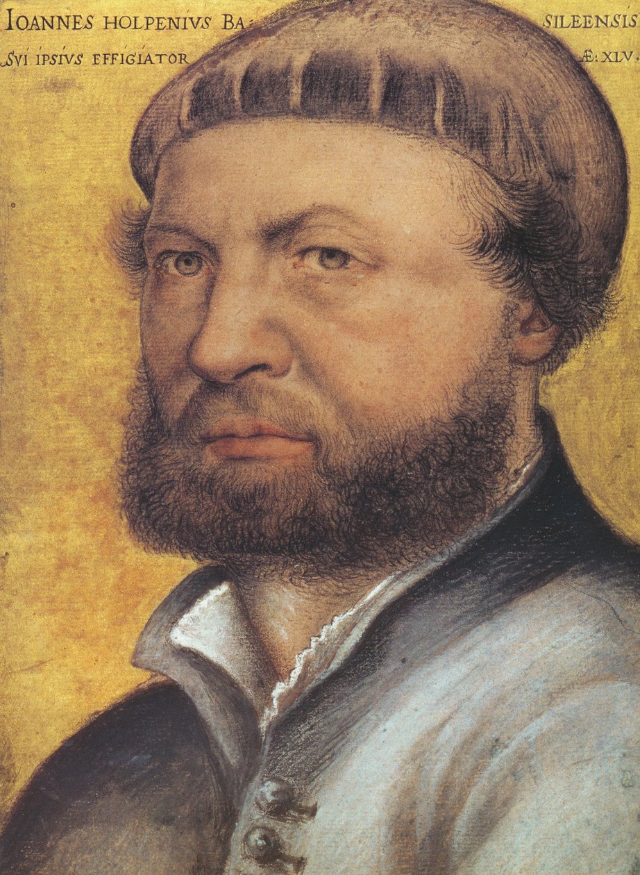 Autoritratto da Hans Holbein der Jüngere