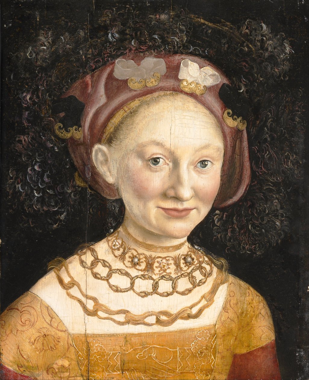 Ritratto della principessa Emilia di Sassonia da Hans Krell