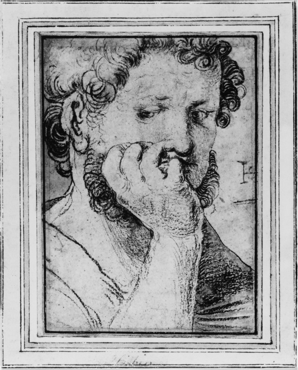 Ritratto di un uomo da Hans Leonhard Schäufelein