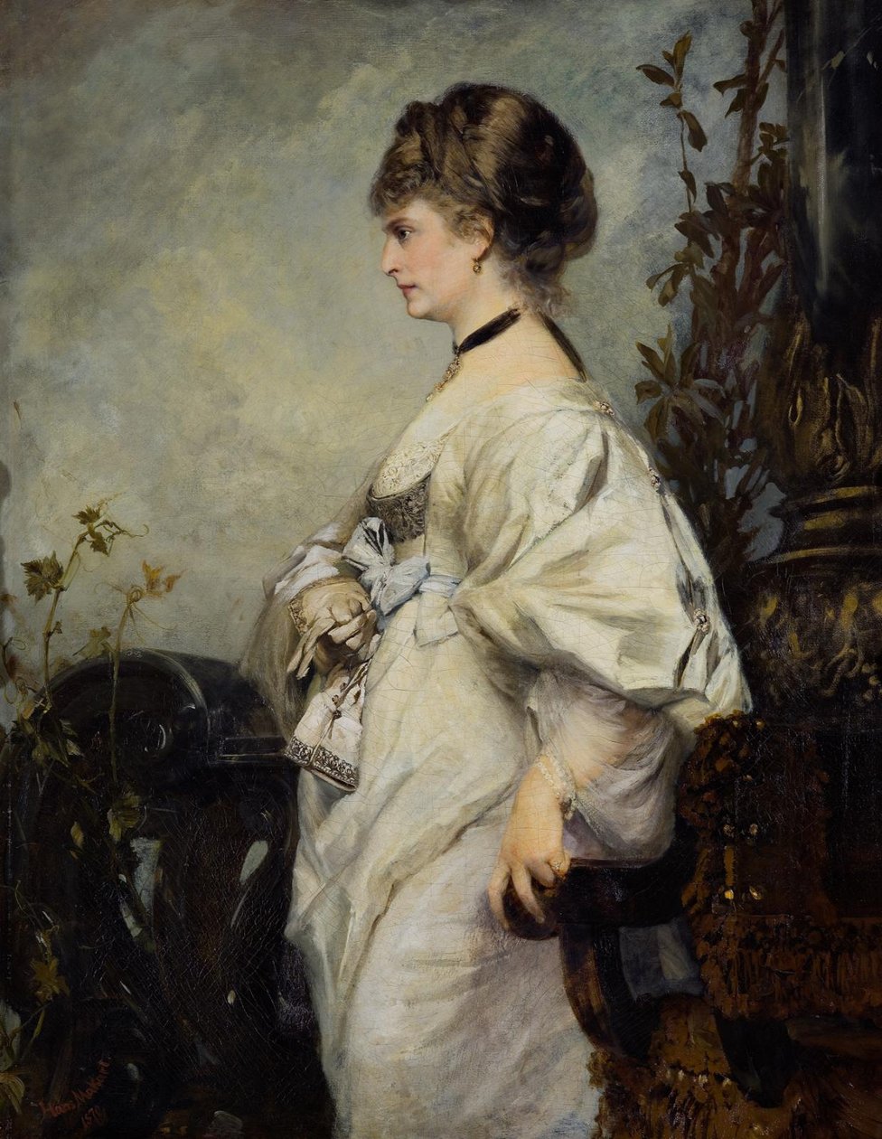 Ritratto di Magdalena Plach da Hans Makart