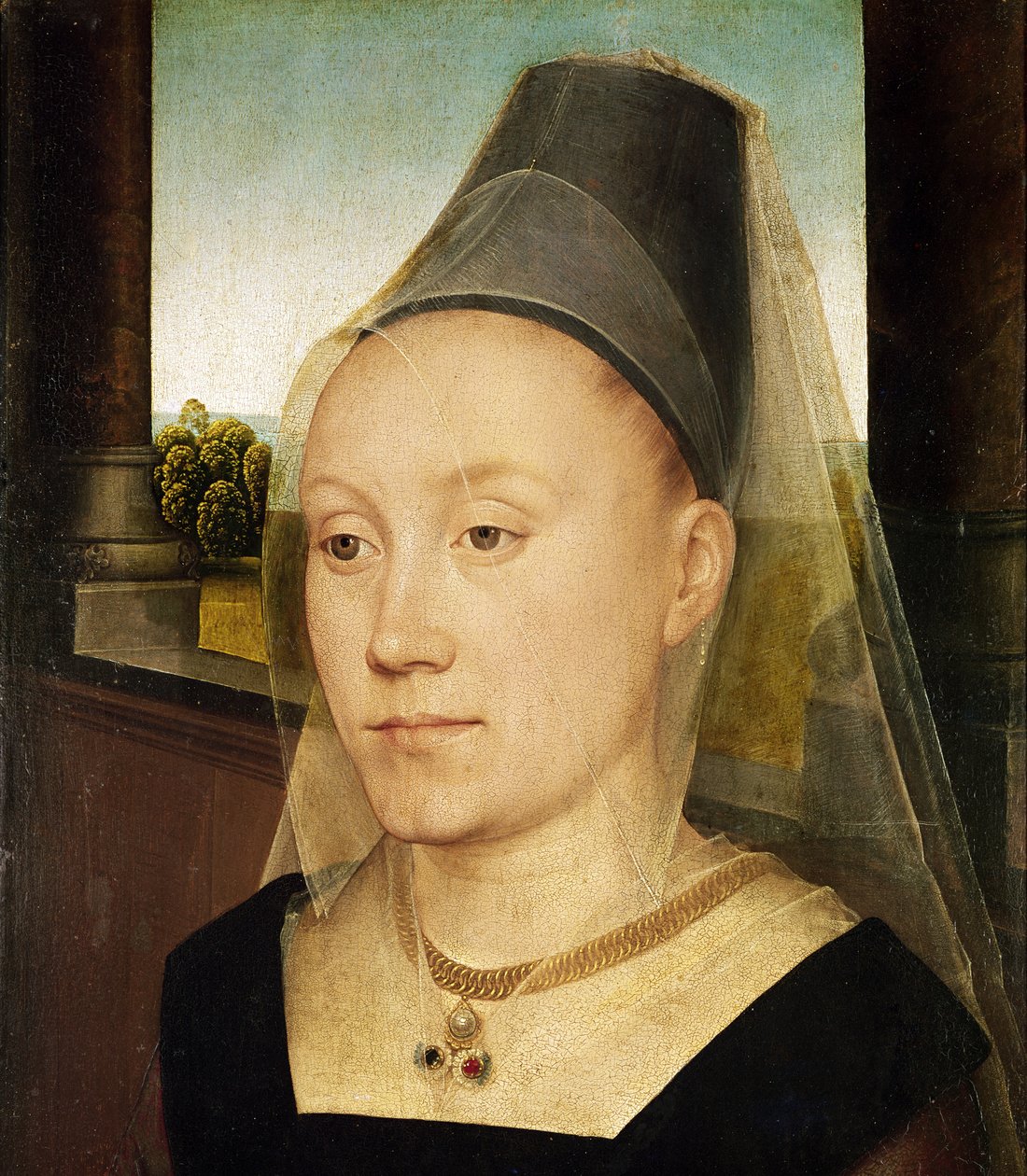 Barbara de Vlaenderberch (dettaglio) da Hans Memling