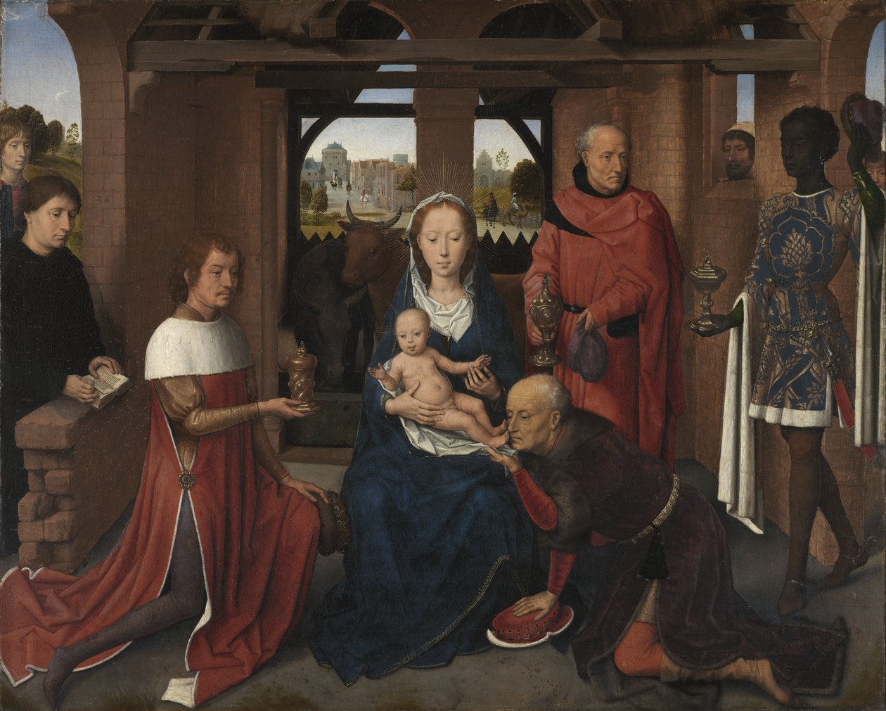 Pannello centrale del Trittico di Jan Floreins da Hans Memling