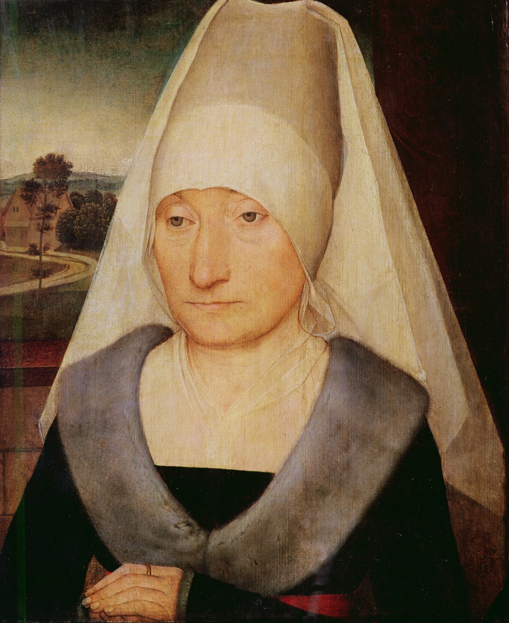 Ritratto di una donna anziana da Hans Memling
