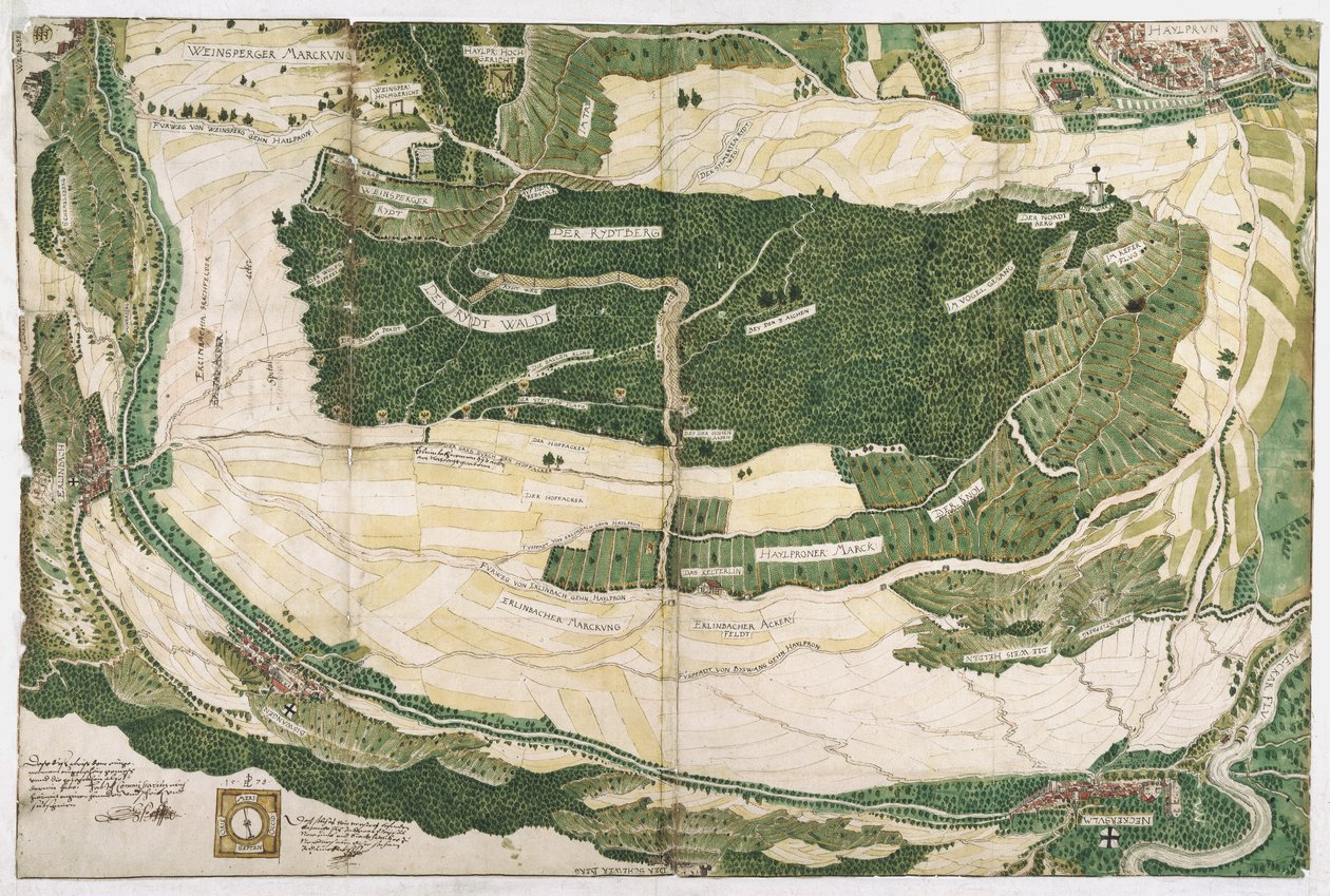 Territorio della città imperiale di Heilbronn da Hans Peter Eberlin