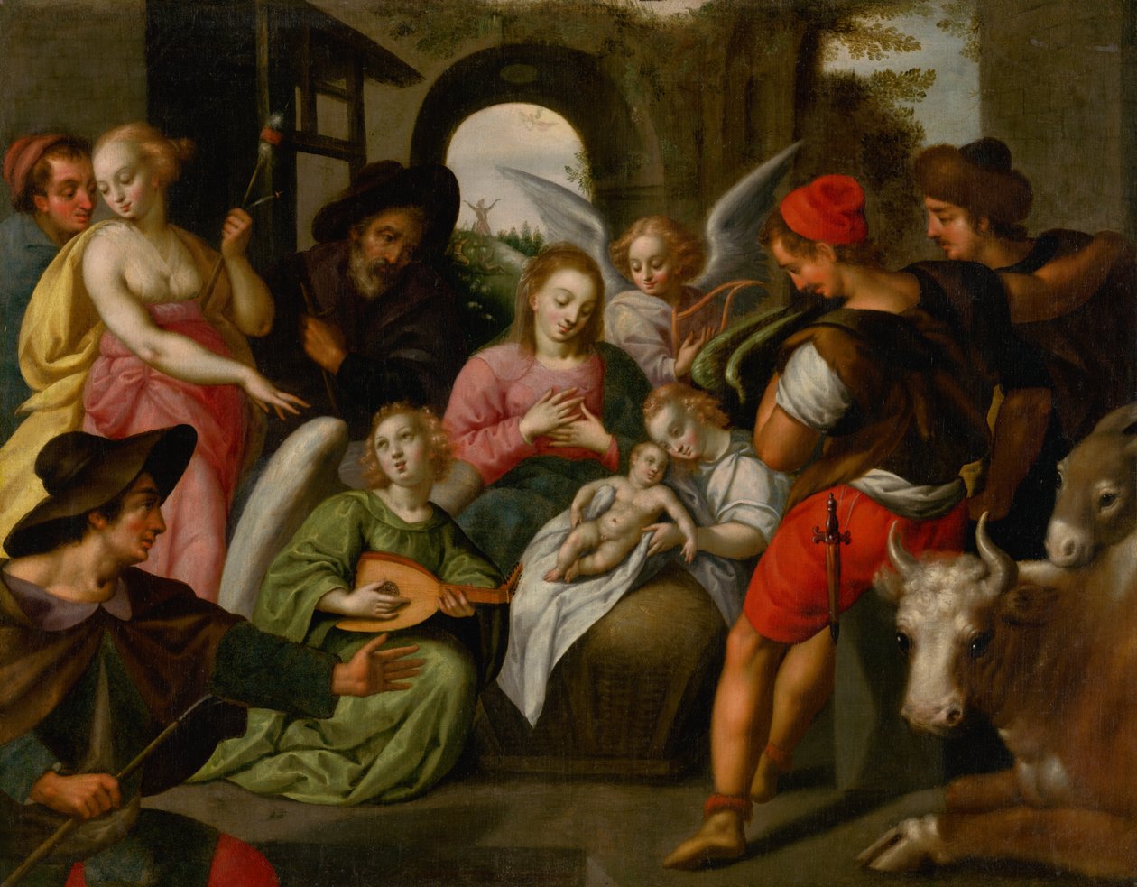 Adorazione dei pastori da Hans Rottenhammer