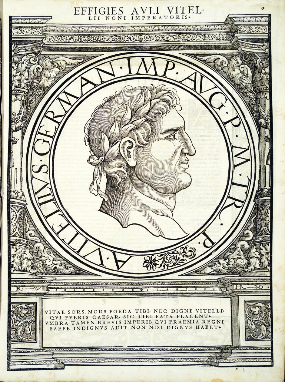 Aulo Vitellio, illustrazione da 