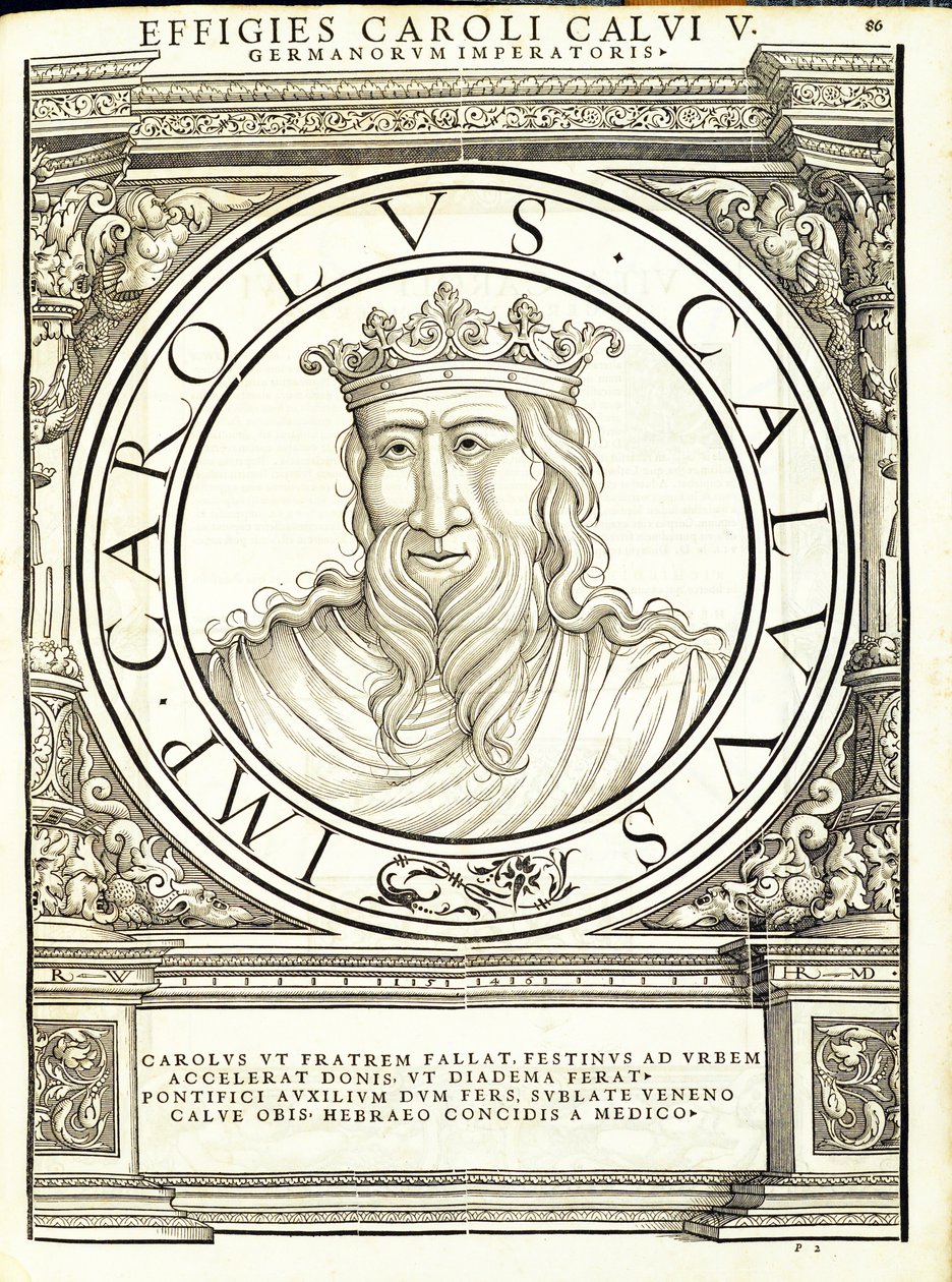 Carolus Caluus, illustrazione da 