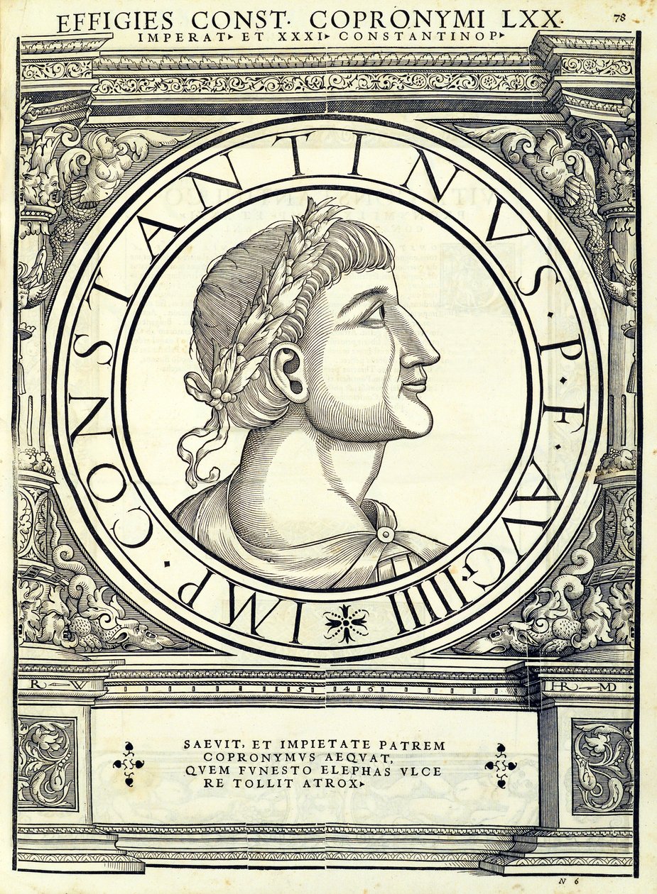 Constantinus Copronymus, illustrazione da 