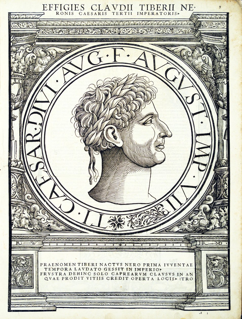 Tiberio Nero, illustrazione da 